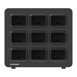 Luxor KwikBoost EdgePower 9-Bay Base Desktop Charging Station, Black (KBEP-BASE9)