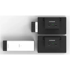 Luxor KwikBoost EdgePower A/C & USB Clamp-On Universal Desktop Charging Station, Black (KBEP-CGR)