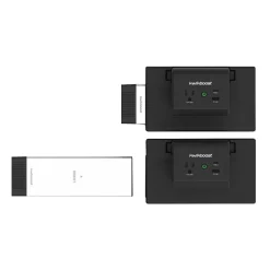 Luxor KwikBoost EdgePower Light-Use Bundle, Black/Silver (KBEP-3B3C3)