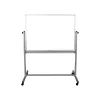 Luxor Steel Mobile Dry-Erase Whiteboard, Aluminum Frame, 4' x 3' (MB4836WW)