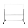 Luxor Steel Mobile Dry-Erase Whiteboard, Aluminum Frame, 40"H x 72"W (MB7240WW)