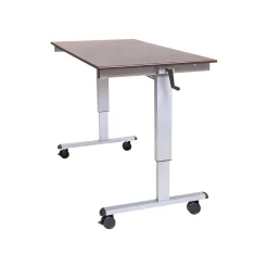 Luxor 60"W Adjustable Desk, Laminate Wood (STANDUP-CF60-DW)