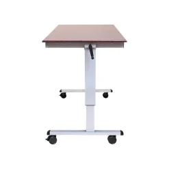 Luxor 60"W Adjustable Desk, Laminate Wood (STANDUP-CF60-DW)