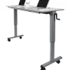 Luxor 71"W Sit & Stand Desk, Melamine (STAND-NESTC-72)