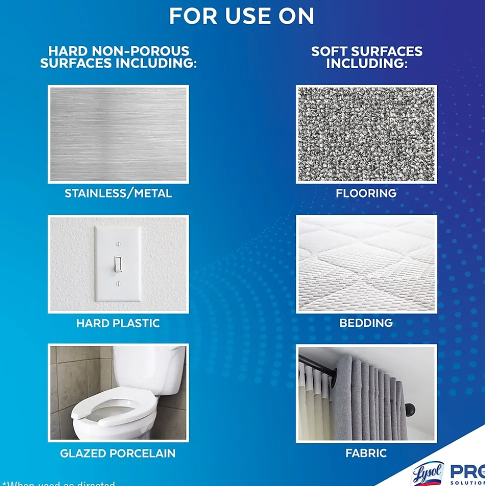 Lysol Disinfectant Spray, Crisp Linen Scent, 19 oz. (1920079329)