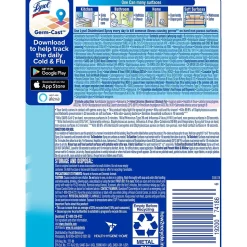 Lysol Disinfectant Spray, Crisp Linen, 12.5 Oz. 12/Carton (1920074186)