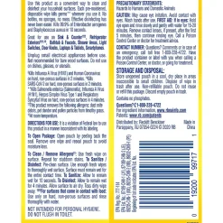 Lysol Disinfecting Wipes To Go, Lemon & Lime Blossom, 15 Wipes/Pack (1920099717)