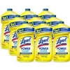 Lysol Power Clean Concentrated Multi-Surface Cleaner, Sparkling Lemon & Sunflower Essence Scent, 28 oz, 9/Carton (19200-82513CT)