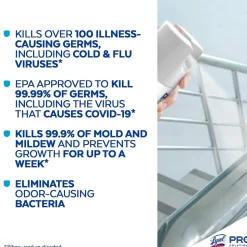 Lysol Professional Brand III Disinfectant Spray, Original, 19 oz. Canisters, 12/Carton (3624104650CT)