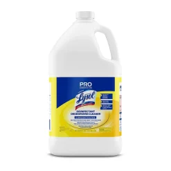 Lysol Professional Disinfecting Deodorizing Cleaner, Concentrate, Lemon Scent, 128 oz. (3624176334)