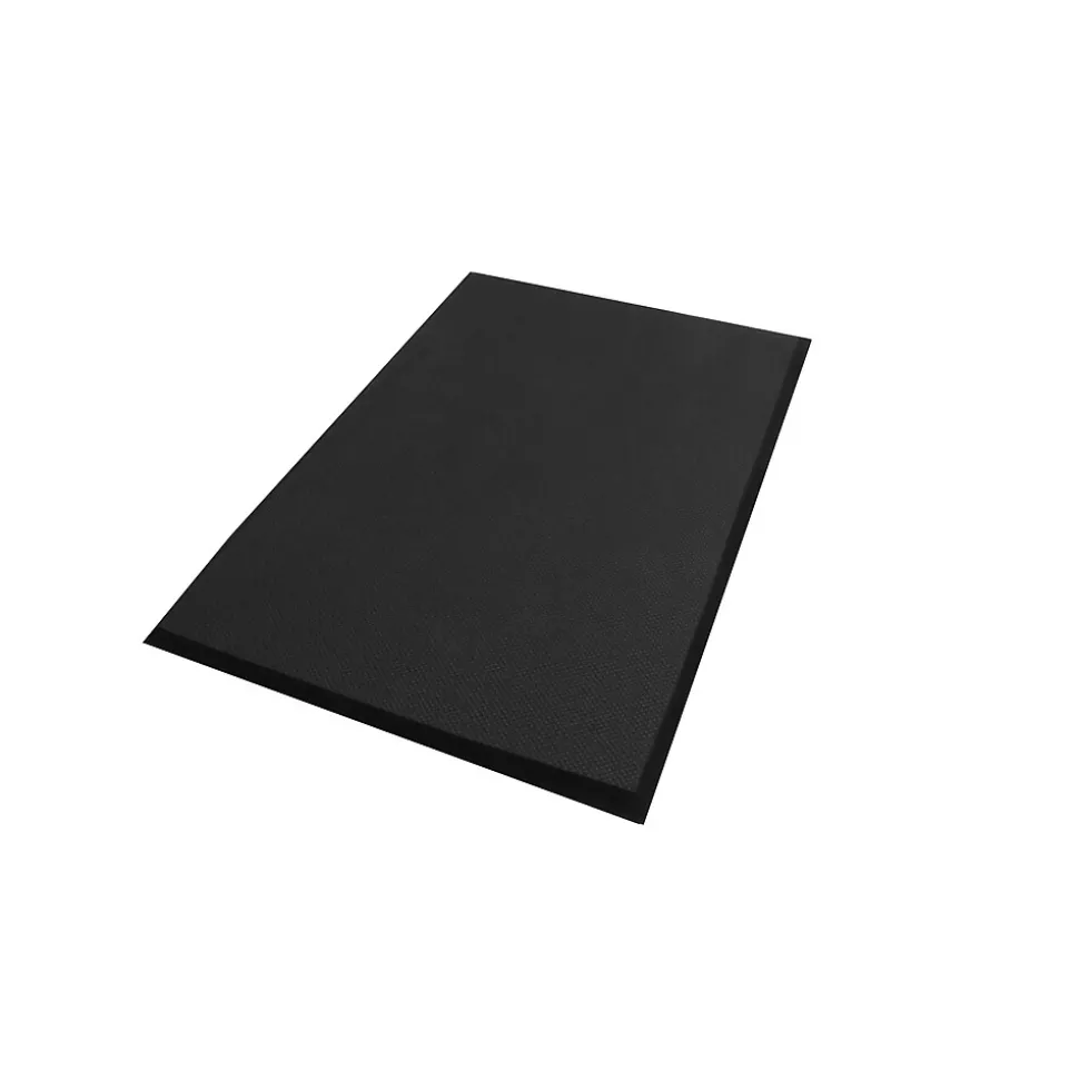 M + A Matting Complete Comfort Anti-Fatigue Commercial Floor Mat, 3' x 5', Black (494035000)