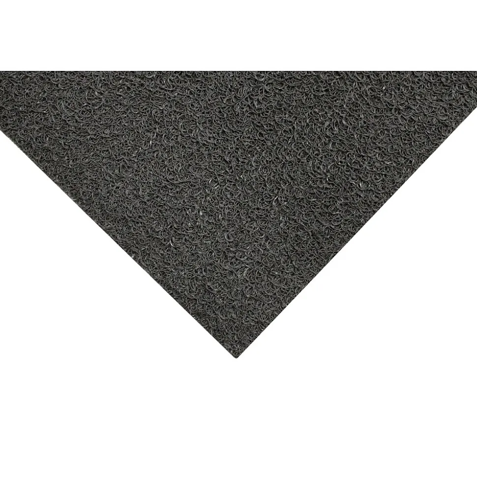 M + A Matting Frontier Commercial Scraper Floor Mat, 2.92' x 60', Dark Grey (4371360009)