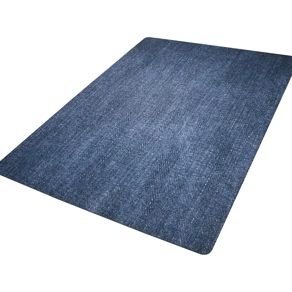 M + A Matting Hard Floor Chair Mat, 35" x 47", Stonewash Blue (228552134127)