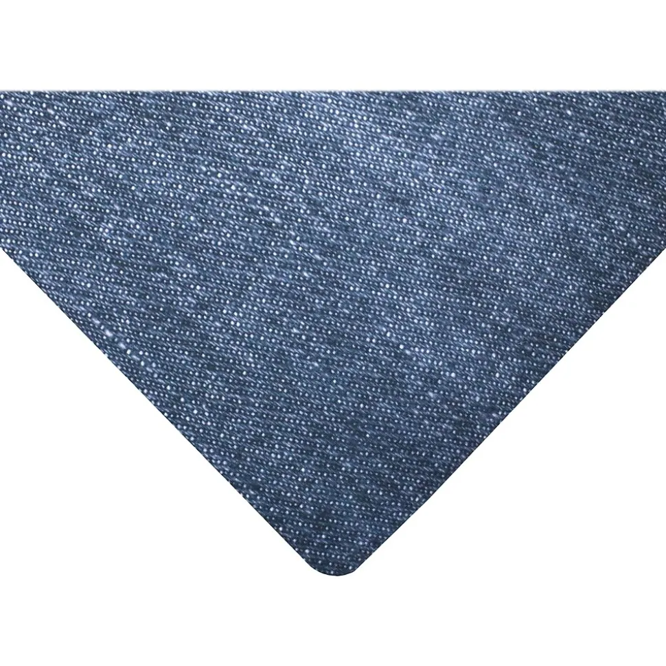 M + A Matting Hard Floor Chair Mat, 35" x 47", Stonewash Blue (228552134127)