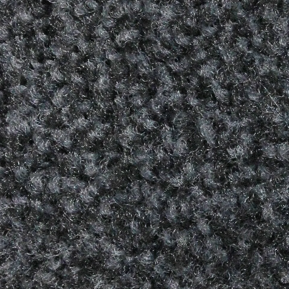 M + A Matting Plush Commercial Wiper Entrance Floor Mat, 5.75' x 3.75', Midnight Grey (1806746190)
