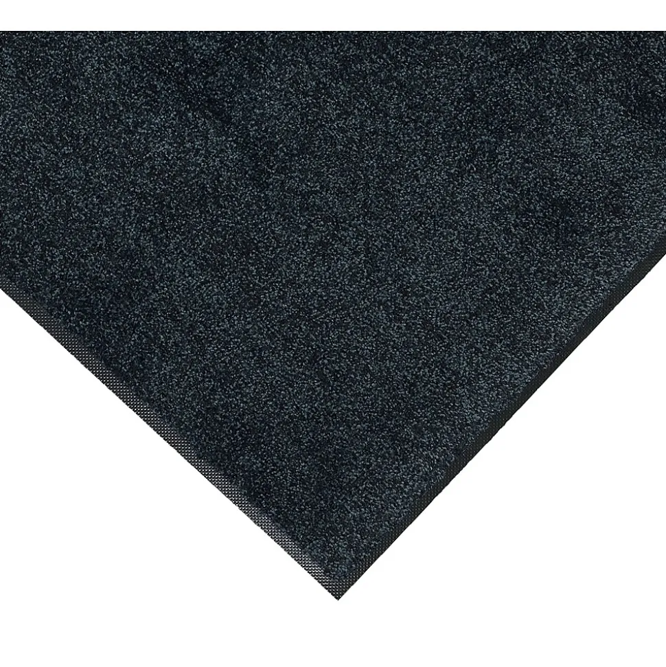 M + A Matting Plush Commercial Wiper Entrance Floor Mat, 5.75' x 3.75', Slate Grey (1806546190)