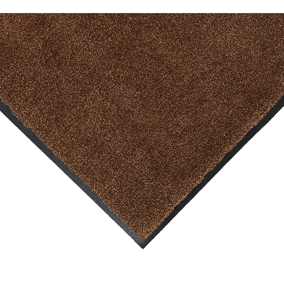 M + A Matting Plush Commercial Wiper Floor Mat, 9.83' x 2.92', Golden Brown (18064310590)