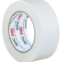 3M 2600 Masking Tape, 4.4 Mil, 2" x 60 yds., White, 12/Case (T93726012PK)