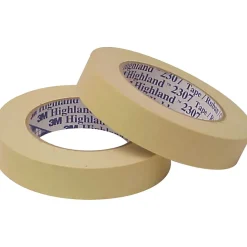 3M™ 1/2" x 60 Yards x 5.2 mil Masking Tape 2307, Tan, 12 Rolls (T933230712PK)