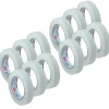 3M 0.75" x 60 yds Masking Tape, White, 12 Rolls (MMM260018A-12)