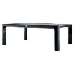 3M Adjustable Monitor Laptop Stand, 1.7" to 5.5", Holds Up to 20 lbs., Black (MS85B)