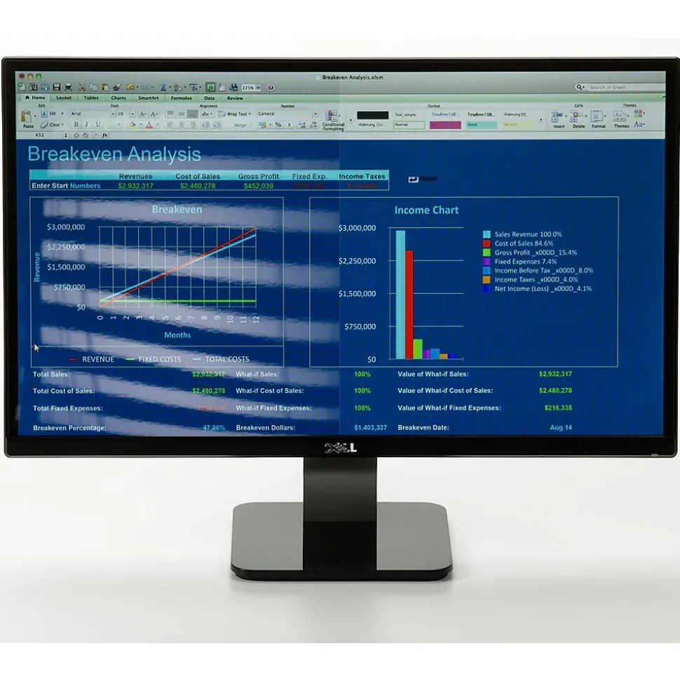 3M Anti-Glare Filter for 21.5" Widescreen Monitor, 16:9 Aspect Ratio (AG215W9B)