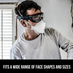 3M Aura N95 Particulate Respirator, White, 20/Pack (9205P-20-DC)