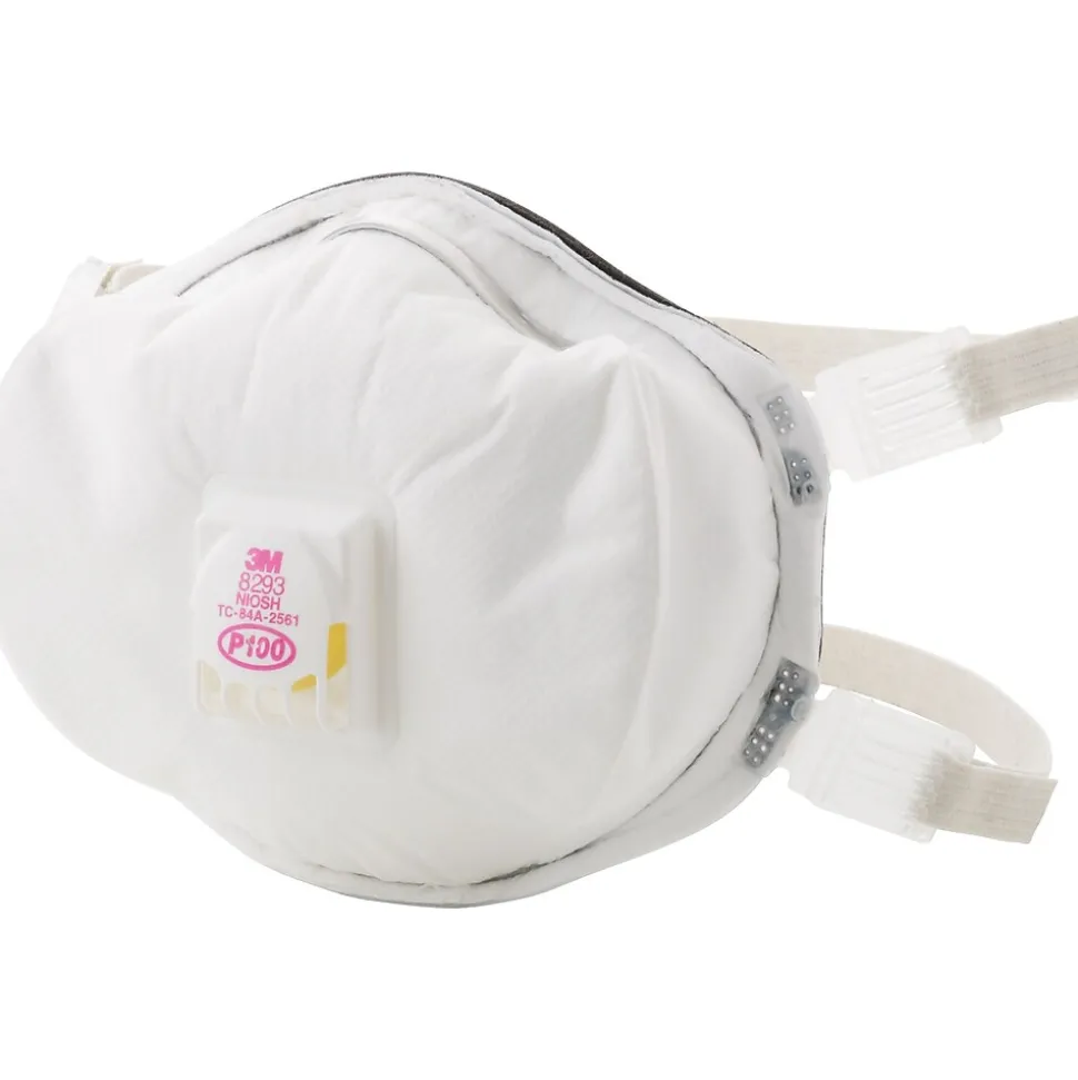 3M™ Disposable Particulate Respirator,8293, P100, Non-Oil Particulates