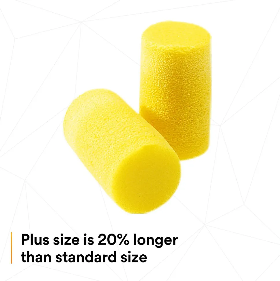 3M E-A-R Classic Plus Earplugs, Uncorded, Pillow Pack, 200 Pairs/Case (310-1101)
