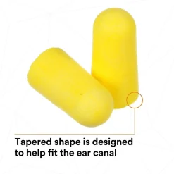 3M E-A-R TaperFit 2 Uncorded Earplugs, 200 Pairs/Box (312-1219)
