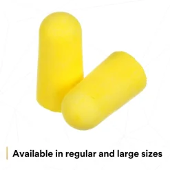 3M E-A-R TaperFit 2 Uncorded Earplugs, 200 Pairs/Box (312-1219)
