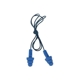 3M E-A-R UltraFit Earplugs, Metal Detectable, Corded, Poly Bag, 100 Pair/Case (340-4007)