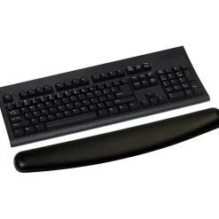 3M Gel Non-Skid Wrist Rest for Keyboards, Black (WR309LE)