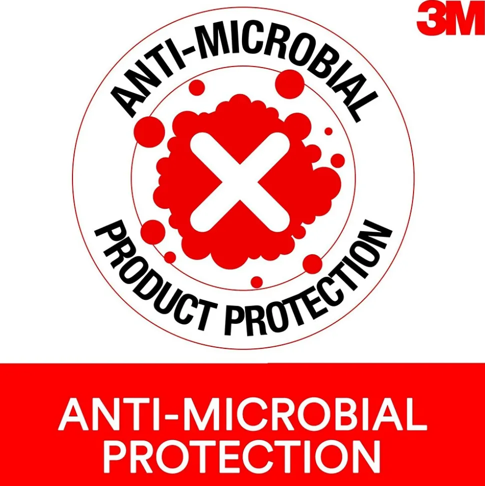 3M Gel Wrist Rest for Keyboards, Non-Skid Base, Black (WR310LE)