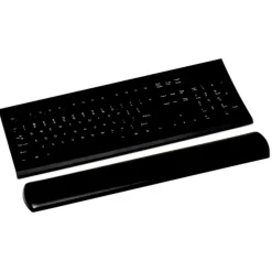 3M Gel Wrist Rest for Keyboards, Non-Skid Base, Black (WR310LE)