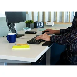 3M™ Gel Wrist Rest for Standing Desks, Non-Slip Back, Black (WR200B)