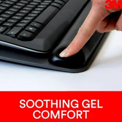 3M Gel Wrist Rest with Platform for Keyboard and Mouse, Gray, Tilt Adjustable, Precise Mouse Pad (WR422LE)