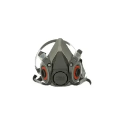 3M Half Facepiece Reusable Respirator 6200, Medium, Gray (6200)