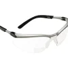 3M Occupational Health & Env Safety Silver & Black Frame Safety Glasses, Gray