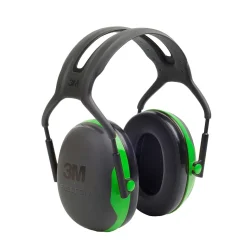 3M Occupational Health & Env Safety Over-the-Head Earmuffs Black & Green Each