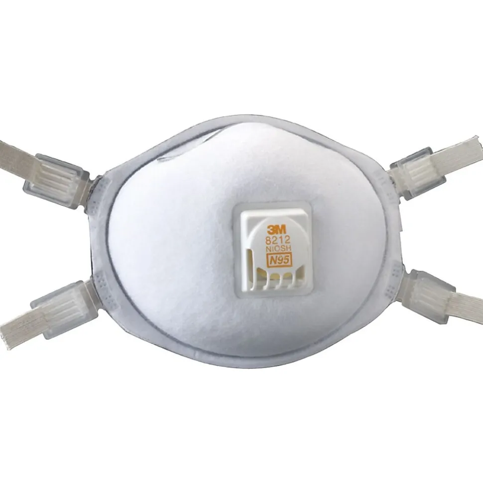 3M™ OH&ESD Half Facepiece Welding Respirator, N95, Non-Oil Particulates, Adjustable Strap, 10/BX