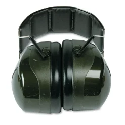 3M™ Optime 101 Earmuffs, Peltor Deluxe Personal H Earing Protector, Over-The-Head, Green, 27dB