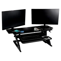 3M Precision XL Easy Lift 6" - 20" Adjustable Desk, Black (SD70B)
