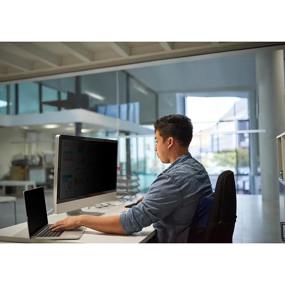 3M Privacy Filter for 23.8 in Full Screen Monitor with 3M COMPLY Magnetic Attach, 16:9 Aspect Ratio (PF238W9E)