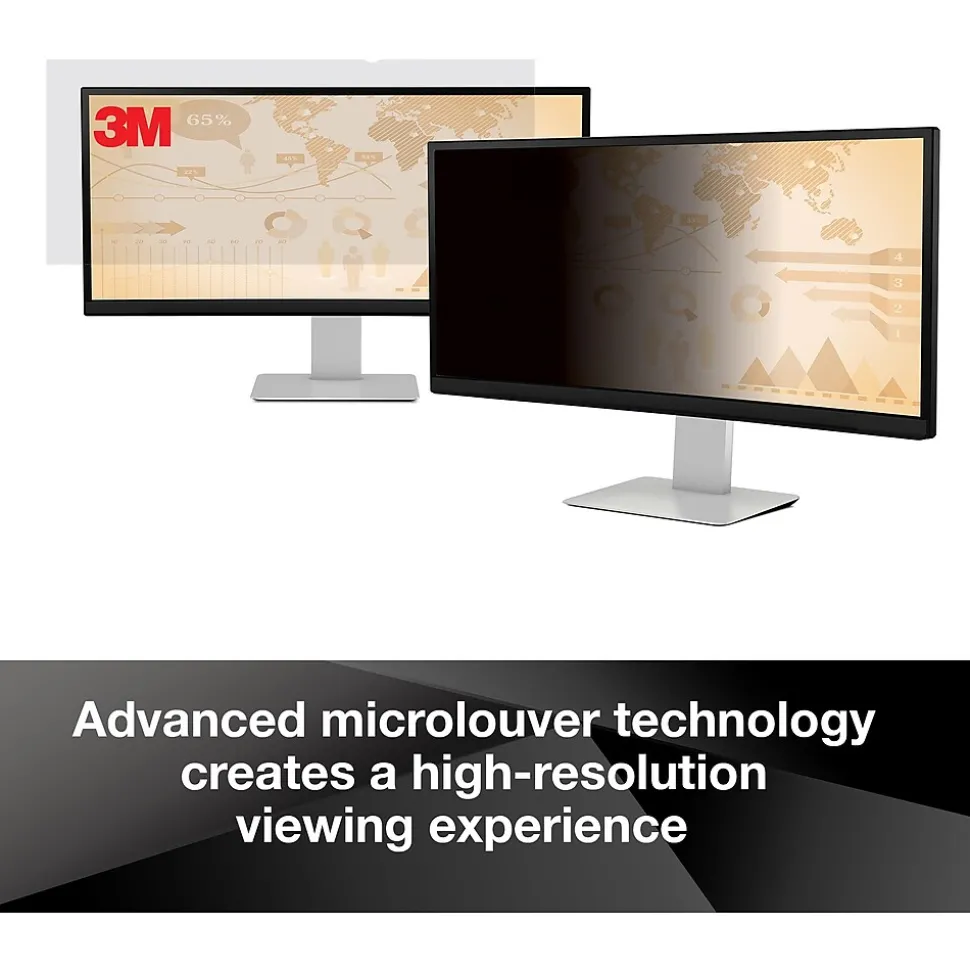 3M Privacy Filter for 23.6" Widescreen Monitor, 16:9 Aspect Ratio (PF236W9B)