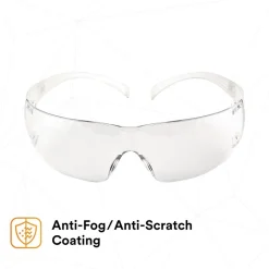 3M SecureFit Protective Eyewear, Clear Lens (SF201AF)