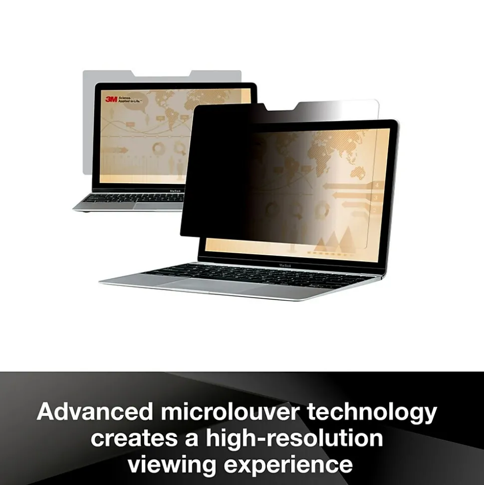 3M™ Touch Privacy Filter for 12.3" Full Screen Laptop with COMPLY™ Attachment System (PF123C3E)