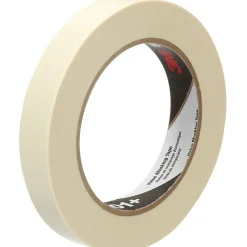 3M Value Masking Tape, Tan, 0.70" x 60 yds., 12 Rolls (101+)