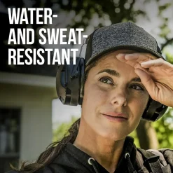 3M WorkTunes Connect and Solar Wireless Bluetooth Hearing Protector, 26 dB, Black (90573-DC)