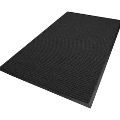 M+A Matting WaterHog Squares Classic Mat, universal cleated, 3' x 5', Charcoal (2005435070)